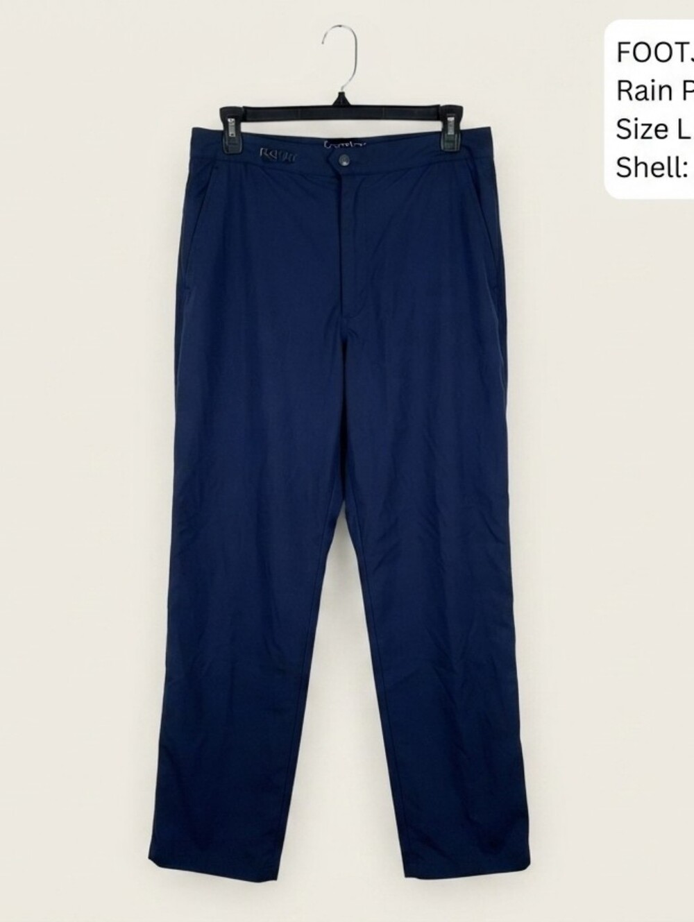 ​✨ FootJoy DryJoys Performance Golf Rain Pants Navy Blue Size Large L ✨